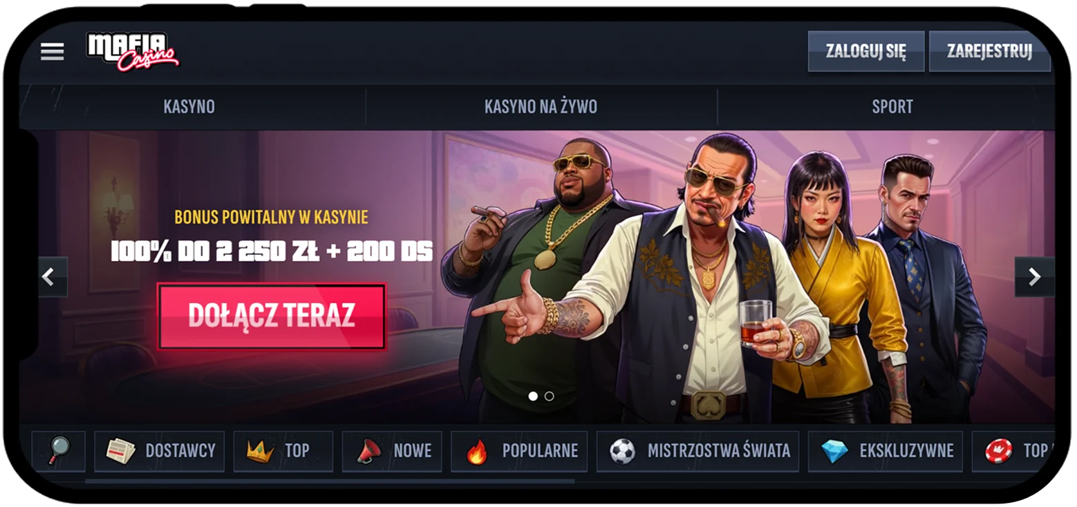 MafiaCasino - Licencjonowane Kasyno Online z Tysiącami Gier i Programem VIP