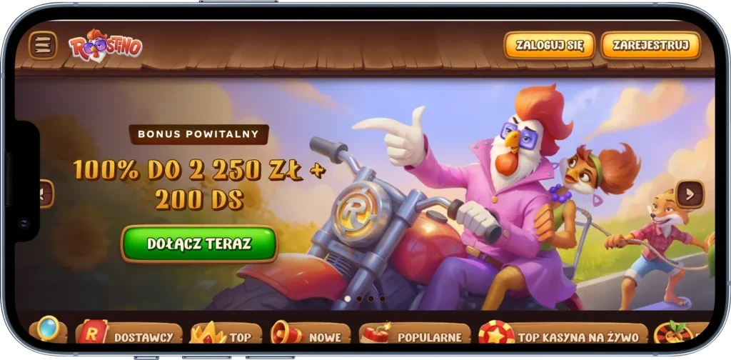 Roostino - Kasyno Online z Podwójnym Pakietem Powitalnym dla Graczy Crypto